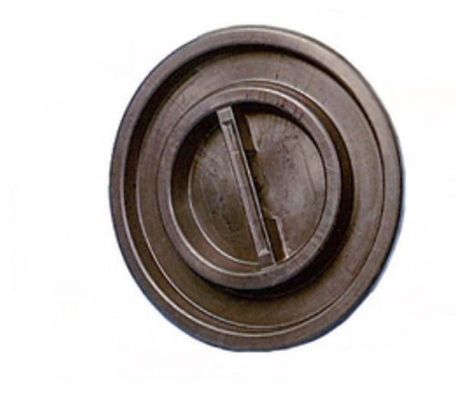 COPERCHO PER BIDONI CON MANIGLIA RIFIUTI - lt.100/120 IN PLASTICA NERA