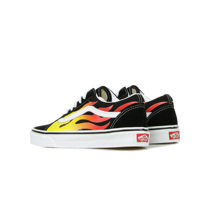 VANS Scarpa Bassa Uomo Old Skool (flame) Black/black/true White da uomo