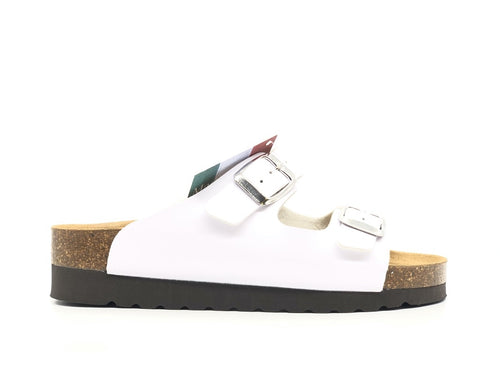 GRUNLAND Ciabatte donna HOLA CB2445 bianco