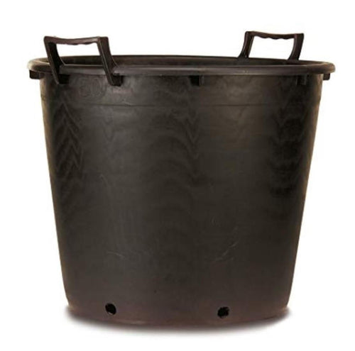 MASTELLO MASTELLONE LT 24 ø cm.44x33 CON FORI NEL FONDO PIANTE NERO FERR 282499