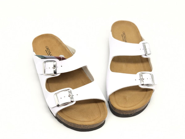 GRUNLAND Ciabatte donna HOLA CB2445 bianco