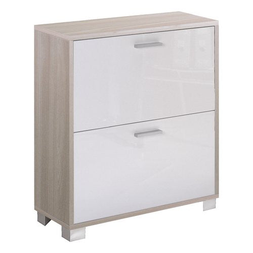 Scarpiera Sarmog A782OLBL QUADRANTE 12 Paia Olmo chiaro e Bianco lucid