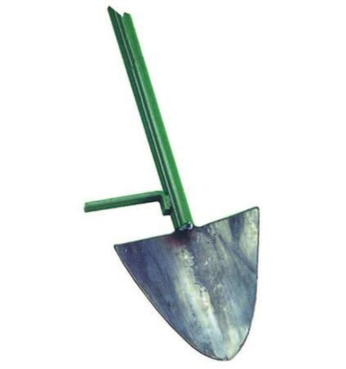 VANGA FORGIATA CON MANICO TUTTA IN FERRO DESTRA cm.24x24/145h FERR 23481