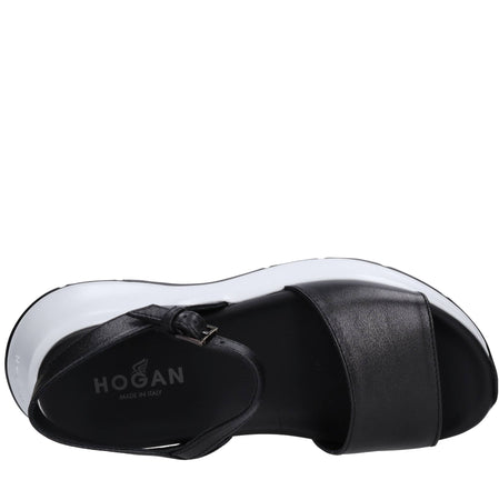 Hogan Sandali Nero da donna