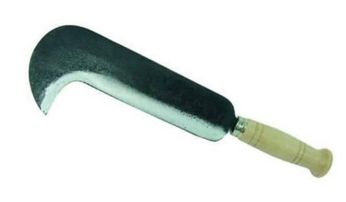 RONCOLA TIPO ROMA MANICO LEGNO IN ACCIAIO FORGIATO LAMA mm.260 FER 48989