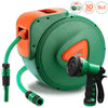 Avvolgitubo Acqua Automatico da Parete Giardino 30 mt Doccetta 9 Funzioni