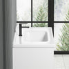 Mobile da Bagno Sospeso 60 cm con Lavabo Ceramica, Specchio e Rubinetto Incluso