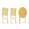 Set 3 pezzi Giardino Tavolo e 2 Sedie Pieghevoli modello Bistrot Salvaspazio
