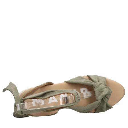 MANEBI' Scarpe con Tacco Verde da donna