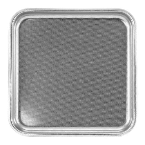 Steel Pan Teglia forno 37x37x3,5 cm Quadra bassa PATENTED Acciaio 110513