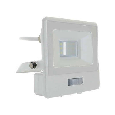 Faro led 10W LED PIR Sensor Floodlight SAMSUNG CHIP White Body