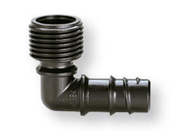 CLABER 91082 GOMITO FILETTO 1/2' (15 - 21 mm) PER IRRIGATORI COLIBRI 2PZ