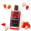 Olio per massaggi lubrificante intimo RISCALDANTE WARMup Fragola