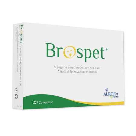 Brospet 20 compresse drenaggio liquidi intestiziali cani