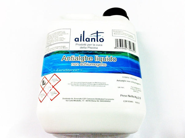 ANTIALGHE IGENIZZANTE NO SCHIUMA LT 2 SUPERCONCENTRATO PISCINA GIARDINO 204538
