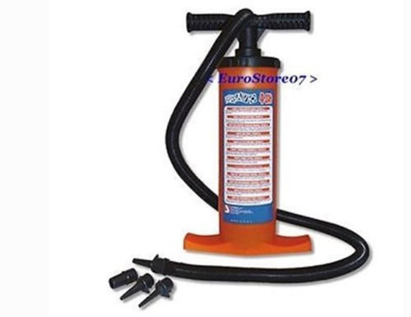 POMPA PISCINA MATERASSINO CANOTTI A DOPPIO FLUSSO MANUALE + 3 BECCUCCI