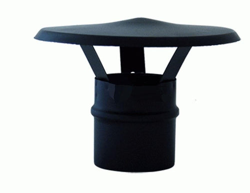 FUMAIOLO COMIGNOLO PER TUBO STUFA A PELLET IN ACCIAIO BRUNITO Ø 8 CM DF 702284