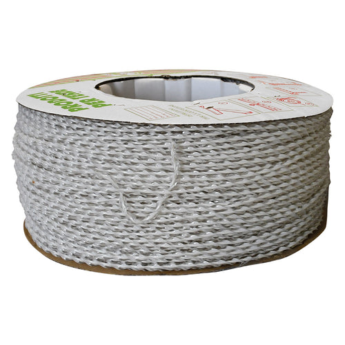1 Kg Cordoncino per Tenda 'CAMELIA' colore avana/bianco
