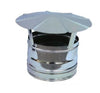 FUMAIOLO TUBI STUFE A LEGNA CAPPELLOTTO CM 8 IN ACCIAO INOX FERR 192552