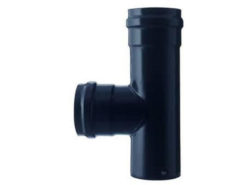 RACCORDO A T F/F PER STUFA A PELLET DIAM 12 NERO OPACO PESANTE MM.1,2 FER 291569