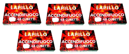 FIAMMA 5 CONF DA 48 CUBETTI ACCENDIFUOCO STUFA BARBECUE TIPO DIAVOLINA FER 58865