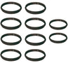 10 PEZZI GUARNIZIONE SILICONICA TUBO STUFA PELLET Ø CM 8 - MM alta 9 mm