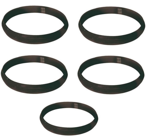 5 PEZZI GUARNIZIONE SILICONICA TUBO STUFA PELLET Ø CM 8 - H. 12 MM DF 703940