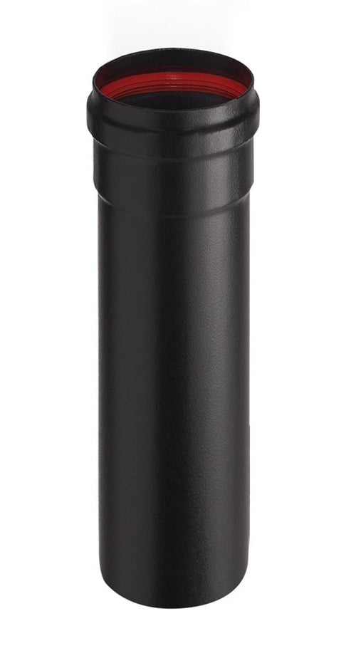 TUBO STUFA A PELLET NERO OPACO LUNGO mm 1000 ø mm.80. ALA FER 362344
