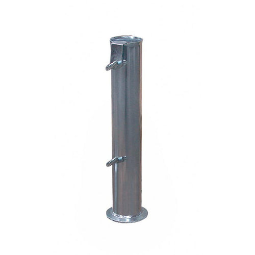 Tubo per base in cemento per ombrellone, in acciaio zincato resistente per esterno
