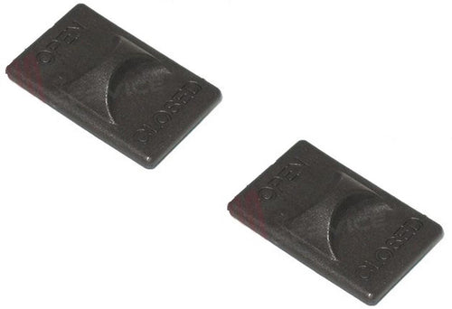 LEVA PIASTRINA PER GANCIO PANNELLO CAPPA NERO 2 PEZZI F 500