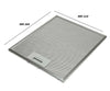 3 FILTRI ELICA / WHIRLPOOL 481248048083 CAPPA METALLICO 269x219x9 mm F 241