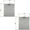 2 PZ FABER 133.0017.054 4268960 FILTRO CAPPA ALLUMINIO 253 X 300mm F 204