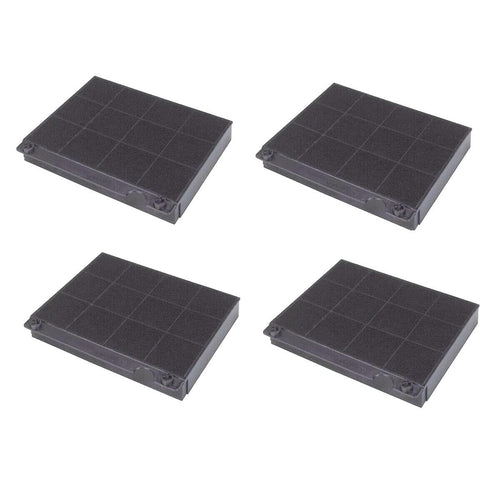 4 PEZZI ELICA filtro carbone F00333/S PER CAPPA CM 22 X 19 F 12