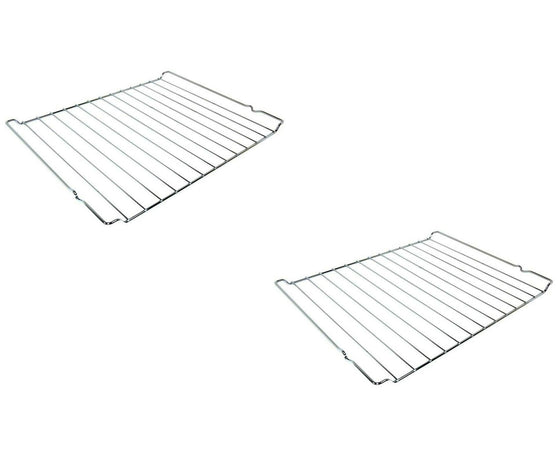 2 PZ SMEG GRIGLIA FORNO CM.44 X 34 ACCIAIO CROMATO INOX RICAMBI 844090739 GF 14
