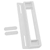 2 MANIGLIE FRIGORIFERO UNIVERSALE BIANCA INTERASSE FORI da113 A 166 ** MF 2