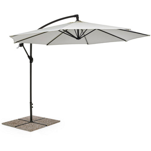 Ombrellone palo laterale Texas in acciaio da esterno per giardino e balcone