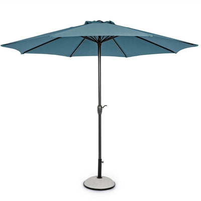 Ombrellone palo centrale Kalife in alluminio verniciato a polvere per giardino e balcone Ø 300 cm