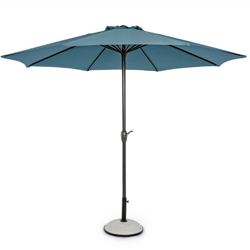 Ombrellone palo centrale Kalife in alluminio verniciato a polvere per giardino e balcone Ø 300 cm