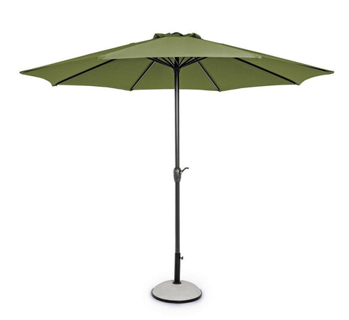 Ombrellone palo centrale "Kalife" in alluminio verniciato a polvere per giardino e balcone Ø 300 cm
