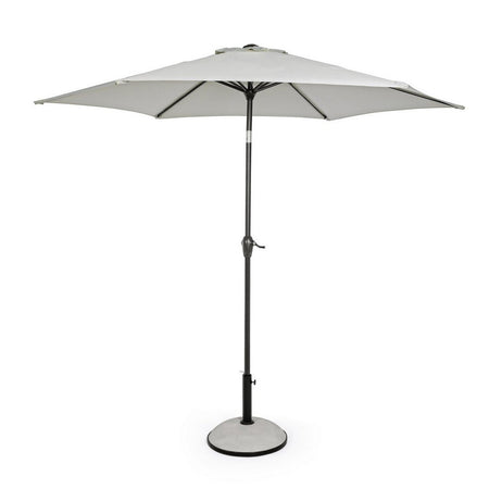 Ombrellone palo centrale "Kalife" in alluminio verniciato a polvere per giardino e balcone Ø 270 cm