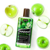 Lubrificante 150ml olio da massaggio commestibile WARMup Mela Verde