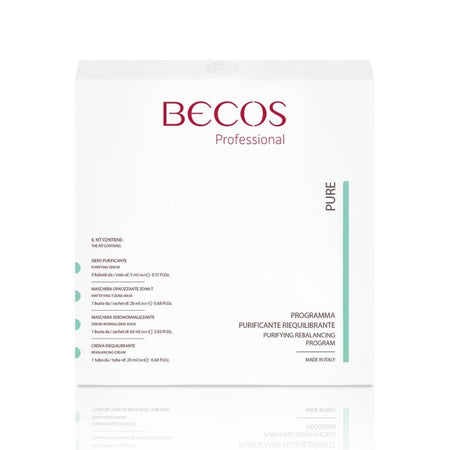 Becos pure programma purificante opacizzante 5 trattamenti monouso 50ml