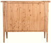 Biscottini Comò Country in legno massello di tiglio finitura naturale L100xPR48xH85 cm. Made in Italy