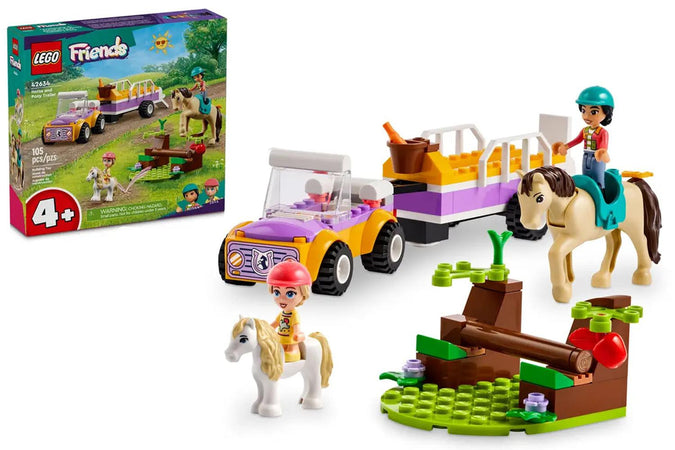 Friends Rimorchio con cavallo e pony