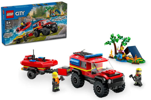 City Fire Fuoristrada antincendio e gommone di salvataggio