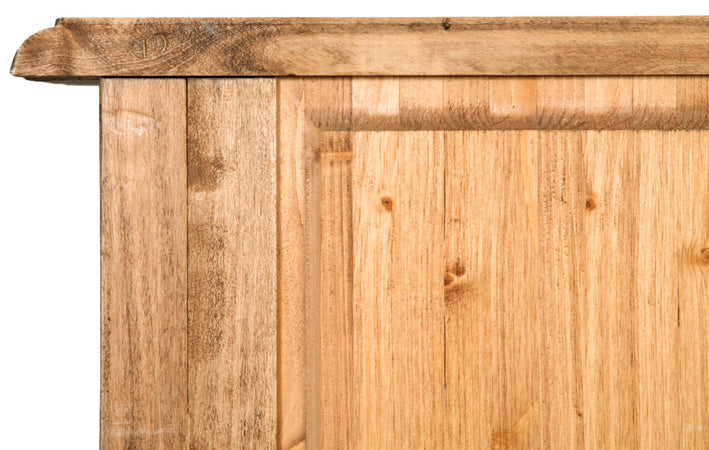 Biscottini Comò Biscottini Country legno massello tiglio naturale 100x48x85 Made in Italy