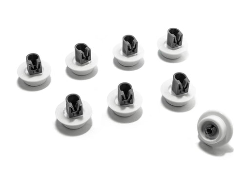 50279059005 REX AEG ELECTROLUX 8 RUOTE CESTO INFERIORE LAVASTOVIGLIE BIANCH FL24