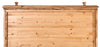 Biscottini Comò Country in legno massello di tiglio finitura naturale L100xPR48xH85 cm. Made in Italy