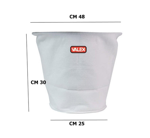 FILTRO ASPIRAPOLVERE IN TESSUTO VALEX 2070 / L - 3070/ L COD 1350029