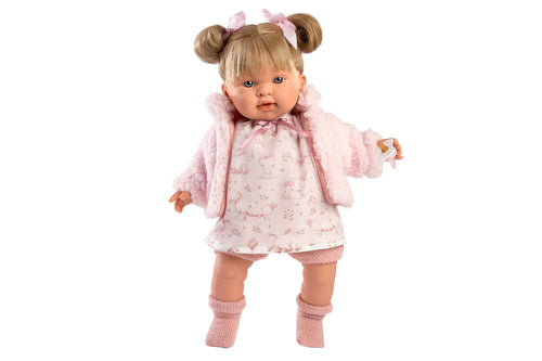 Abito con Pelliccia Rosa 42cm